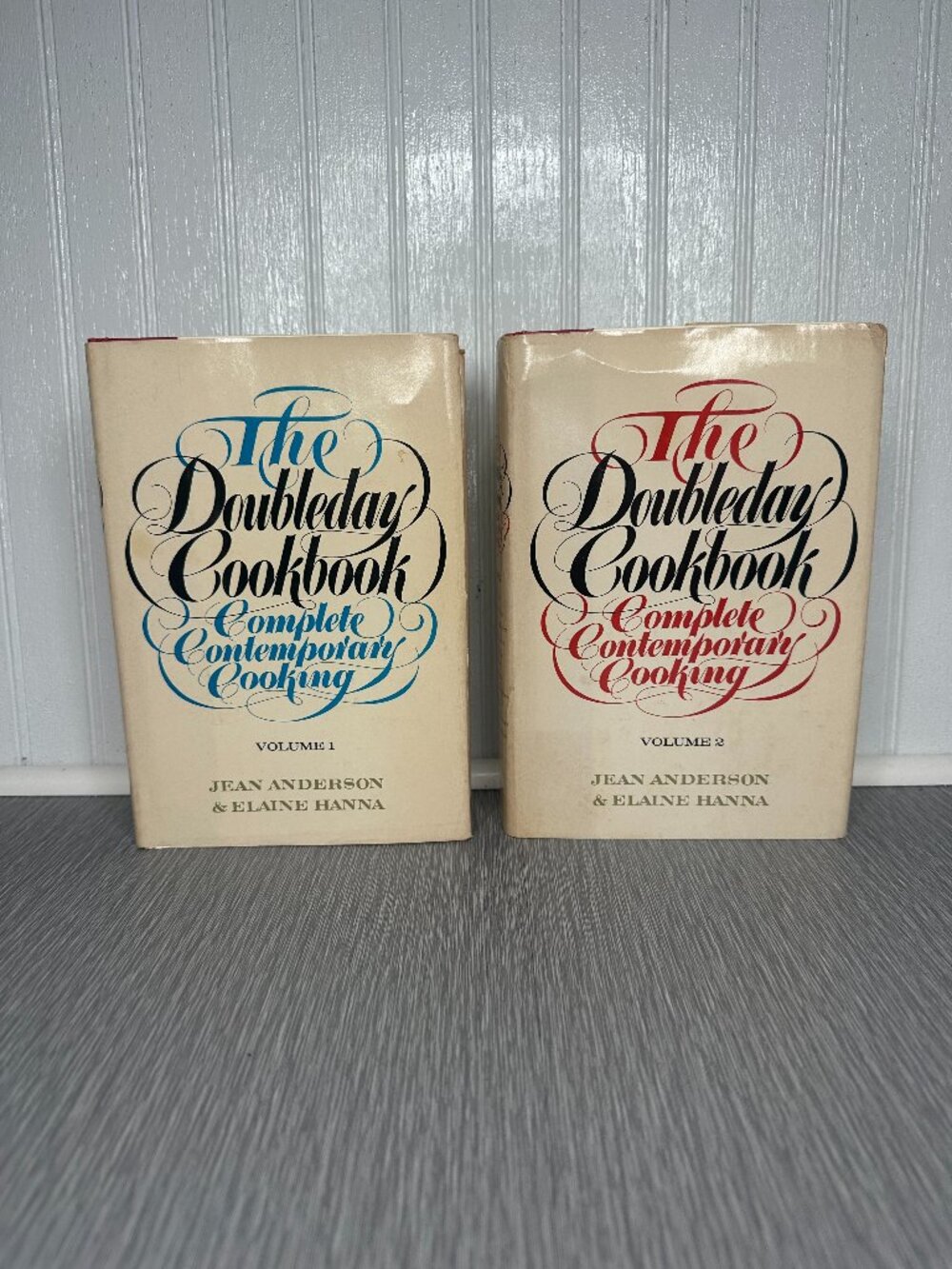 The Doubleday Cookbook Complete Contemporary Cooking Volume I Volume II Set
